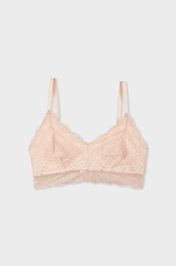 Post-mastectomy wireless triangle bra;${refinementColor}