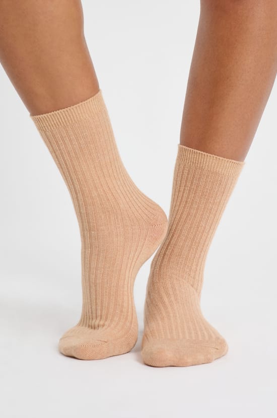 Chaussettes effet côtelé;${refinementColor}