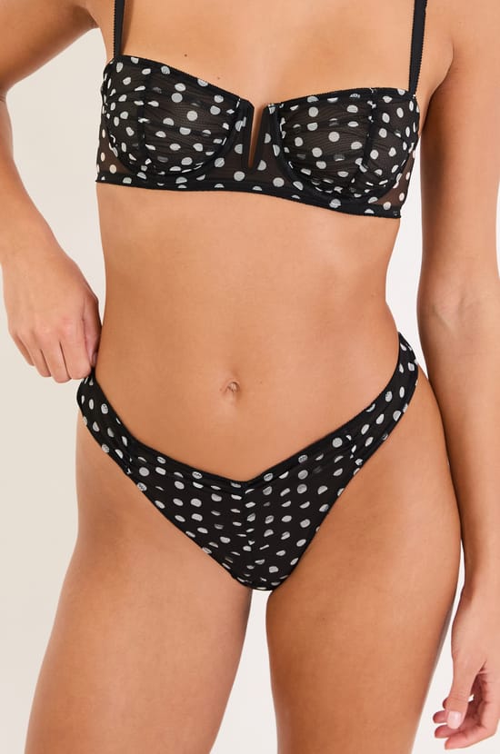 Polka Dot Tanga;${refinementColor}