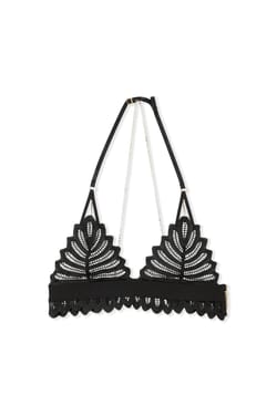 Soutien-gorge triangle avec broderie;${refinementColor}