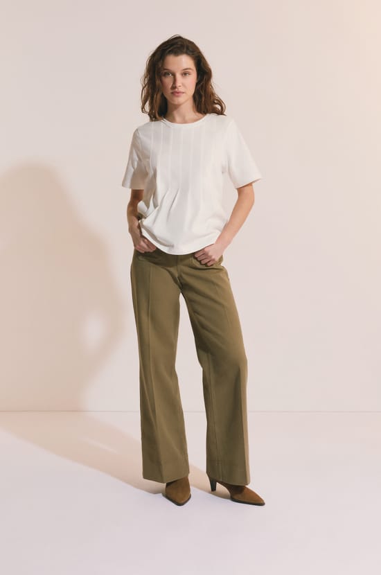 T-shirt manches courtes en coton;${refinementColor}