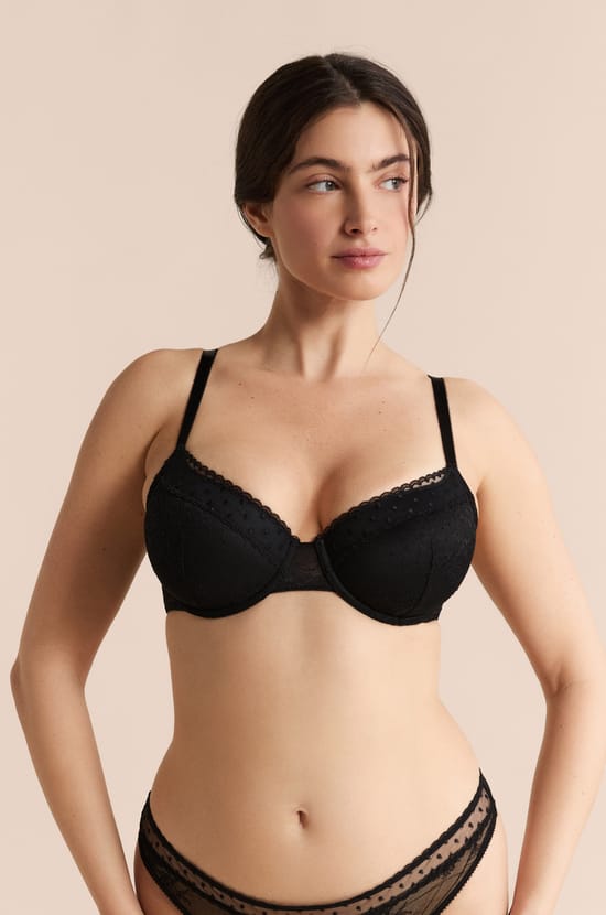 Bra N.9 - Balconette with Embroidery;${refinementColor}