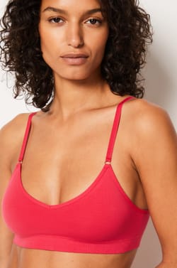 Comfort Cotton Bralette;${refinementColor}