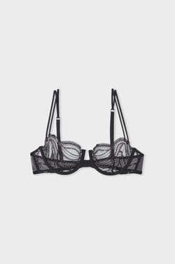 Bra No.9 - Balconette in Pearl Embroidery;${refinementColor}