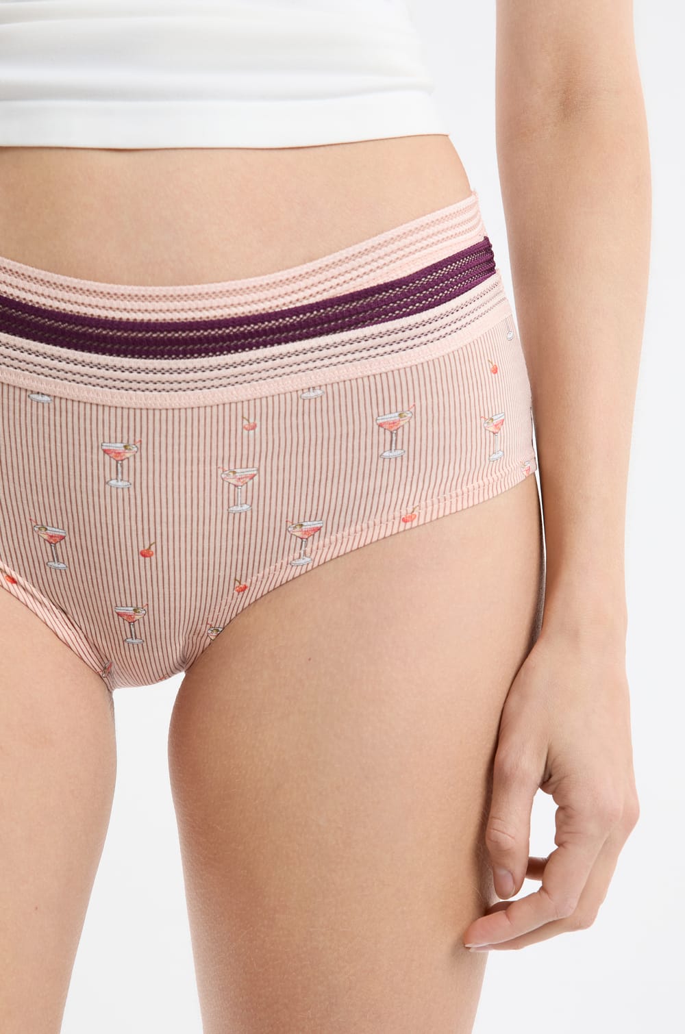 Lot de 3 shortys en coton;${refinementColor}