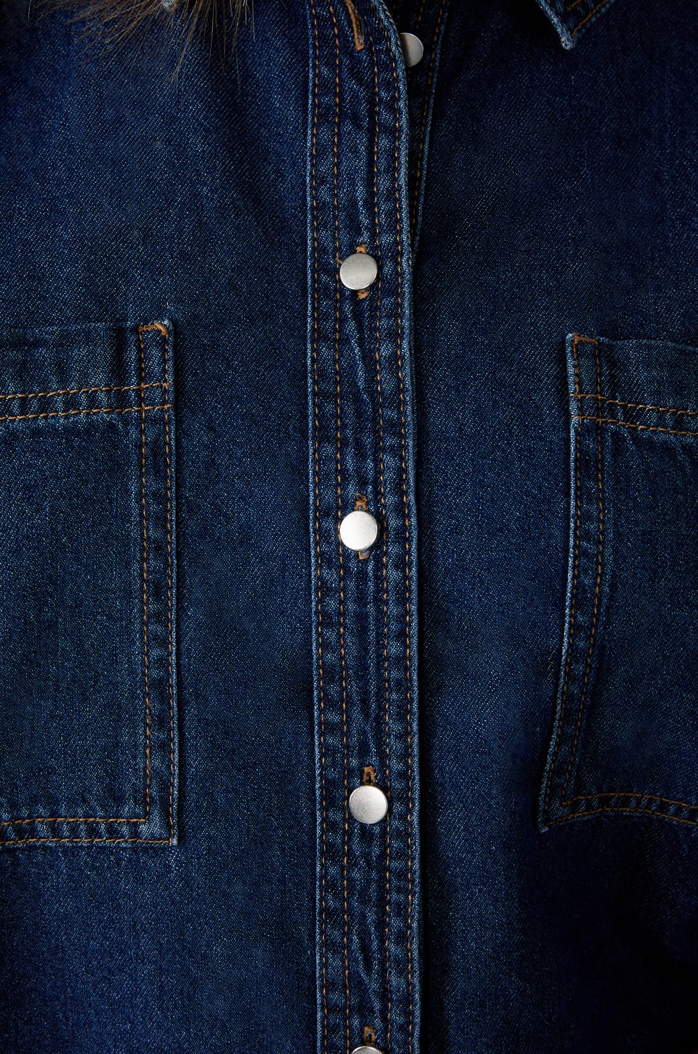 Chemise jean en coton;${refinementColor}