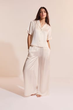 Pyjama-Hose aus Seide;${refinementColor}