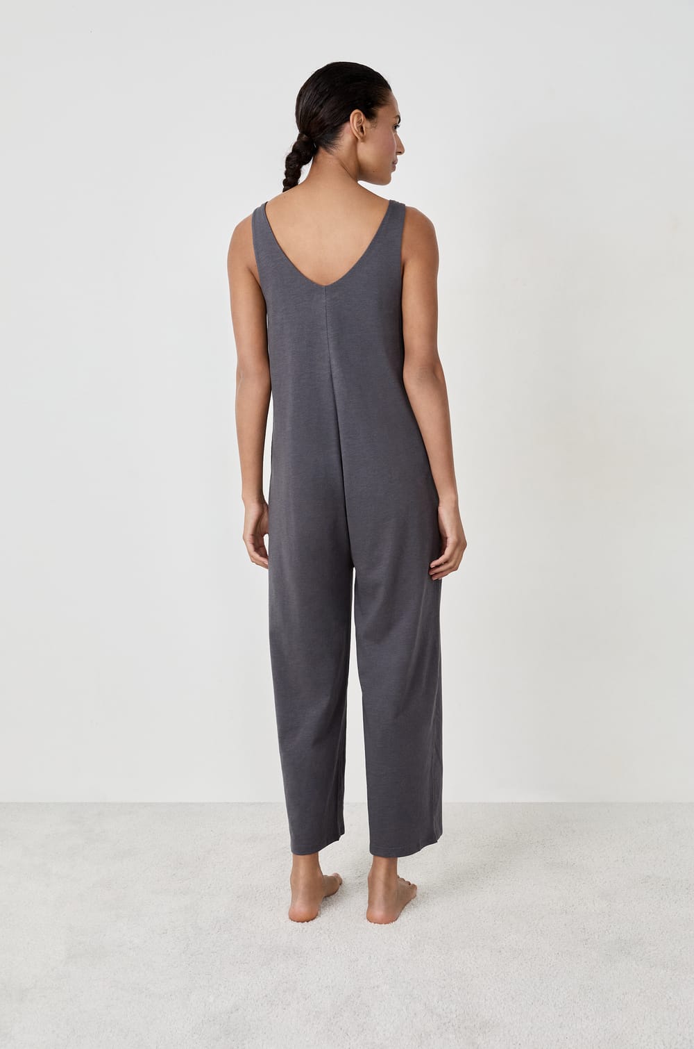Combinaison de pyjama large en coton;${refinementColor}