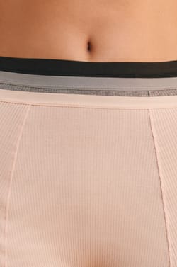 Pack of 3 Cotton Boyshorts;${refinementColor}