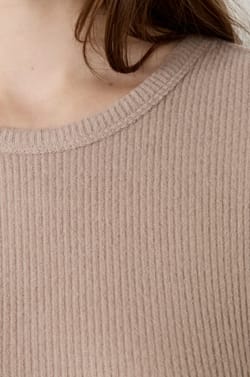 Short-sleeved ribbed T-shirt;${refinementColor}