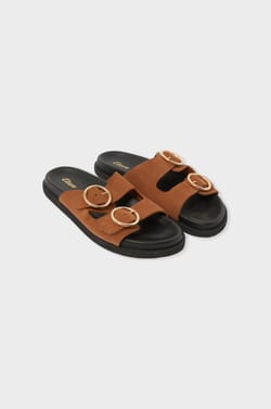 Sandalias de cuero;${refinementColor}