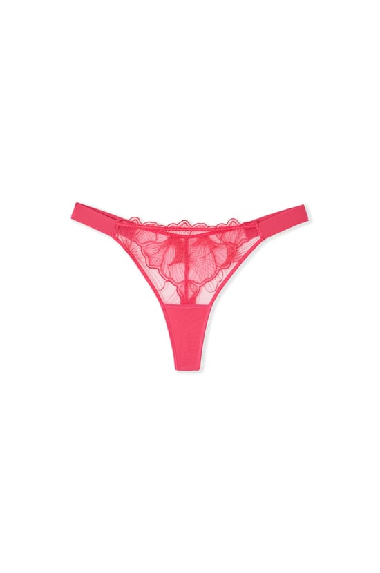 Embroidered Thong;${refinementColor}