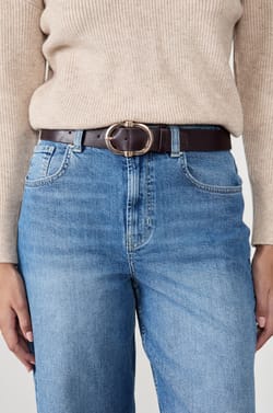 Ceinture en cuir;${refinementColor}