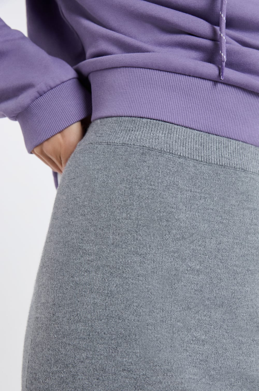 Jupe longue en tricot;${refinementColor}