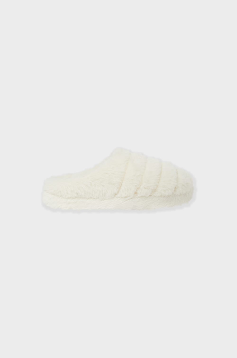 Chaussons mules en fausse fourrure;${refinementColor}
