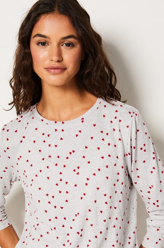 Ensemble 3 pièces de pyjamas veste polaire;${refinementColor}