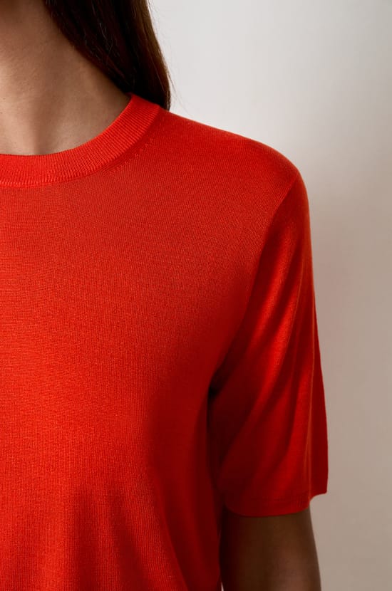 Pull manches courtes;${refinementColor}