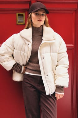 Short Puffer Jacket;${refinementColor}