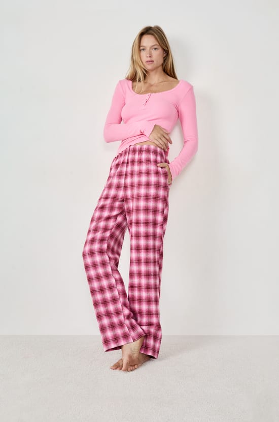 Pantalon de pyjama &agrave; carreaux;${refinementColor}