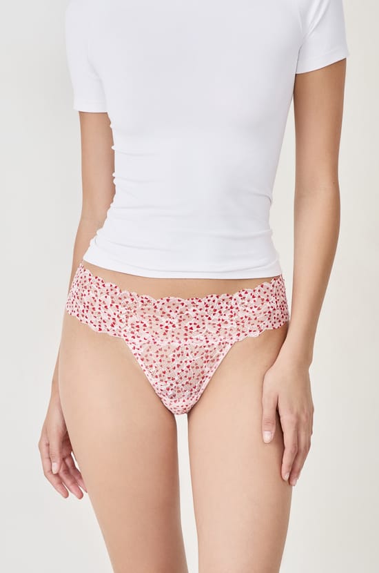 Lace Thong;${refinementColor}