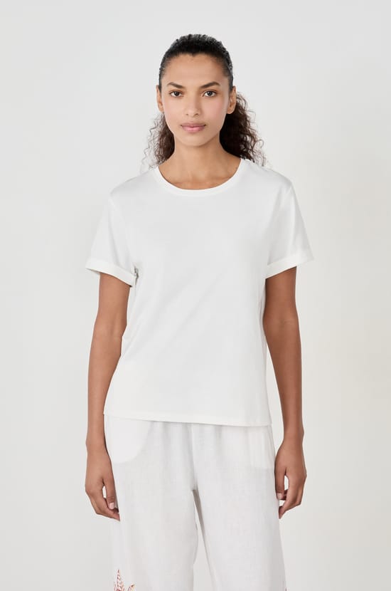 100% cotton short-sleeved pyjama T-shirt;${refinementColor}