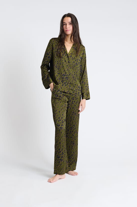 Chemise de pyjama à imprimés;${refinementColor}