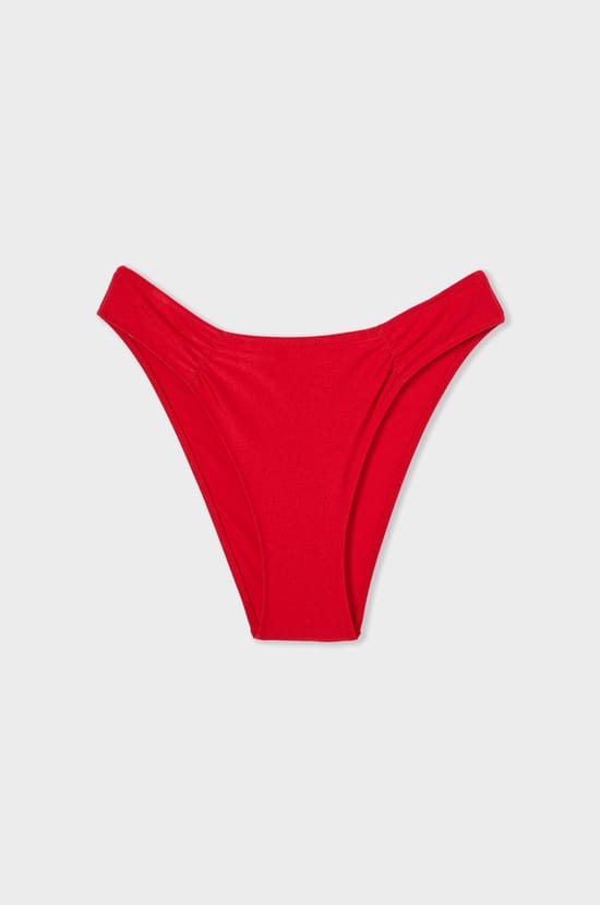 High-leg Brazilian bikini bottom;${refinementColor}