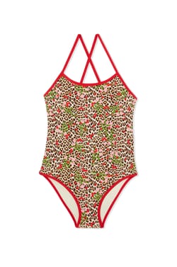 Maillot de bain 2 pi&egrave;ces &agrave; motifs vichy pour enfant;${refinementColor}