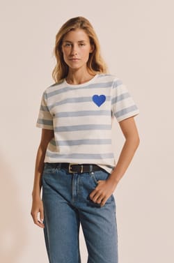Striped Cotton T-shirt;${refinementColor}