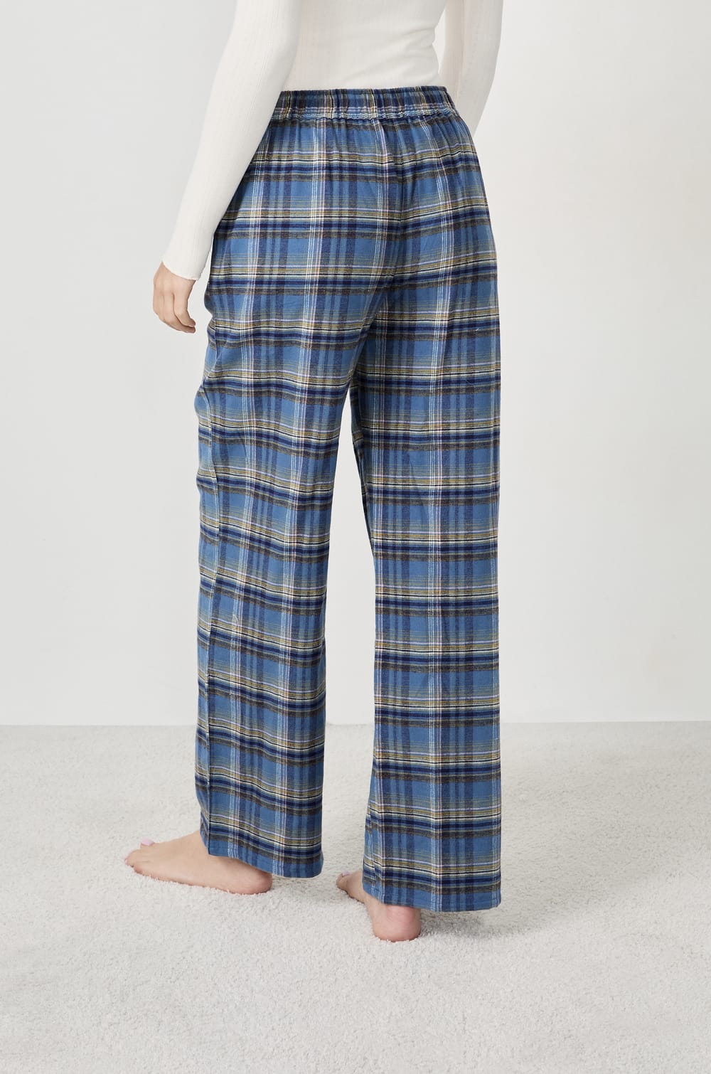 Pantalon de pyjama à carreaux;${refinementColor}