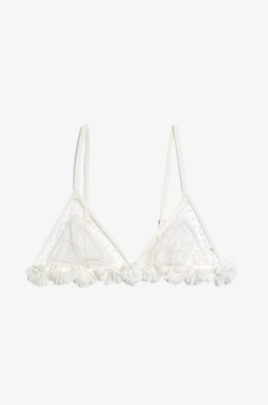 Wireless Triangle Bra;${refinementColor}