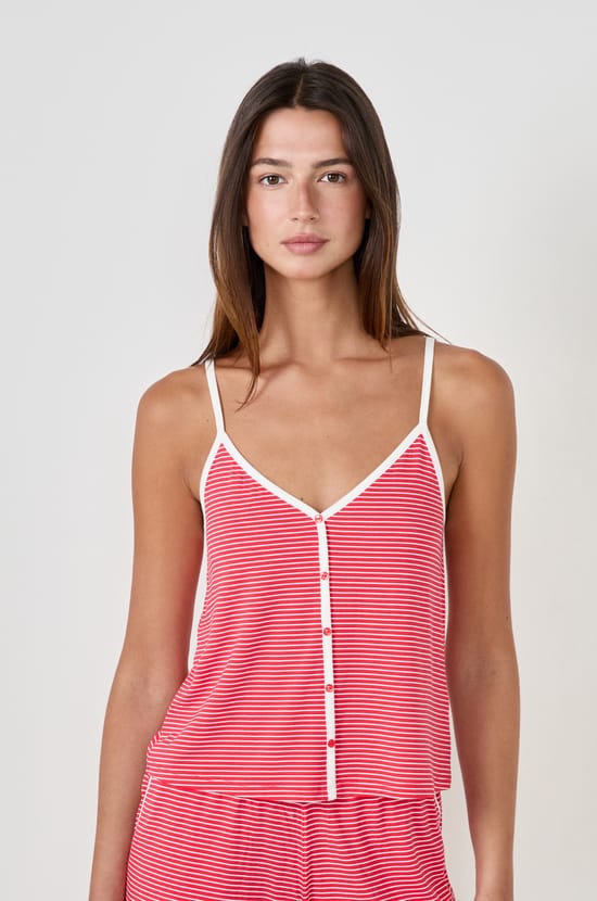Striped Camisole;${refinementColor}