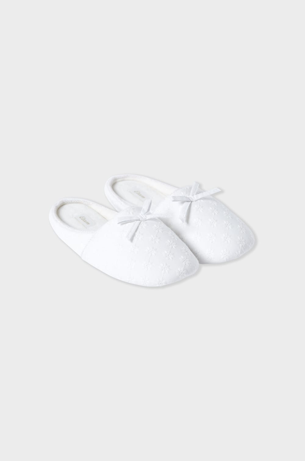 Chaussons mules à nœud;${refinementColor}