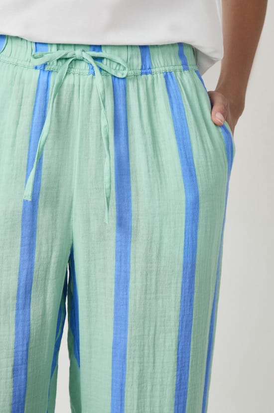 Pantalon de pyjama à rayures;${refinementColor}
