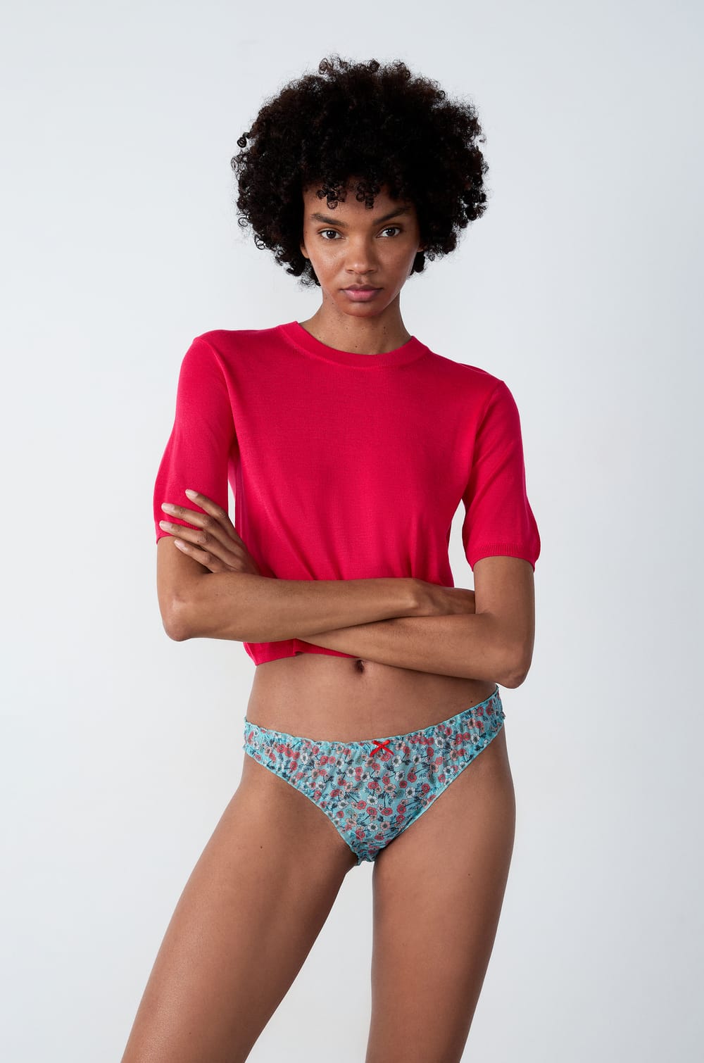 Culotte bloomer imprimée;${refinementColor}