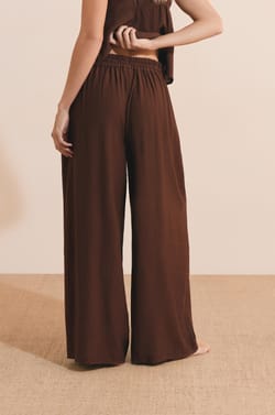 Pantalon de pyjama avec cordon;${refinementColor}