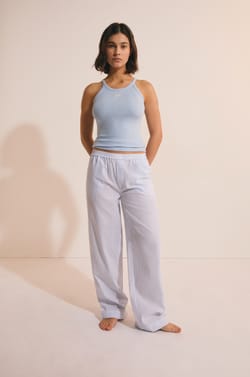 Cotton Pyjama Tank Top;${refinementColor}