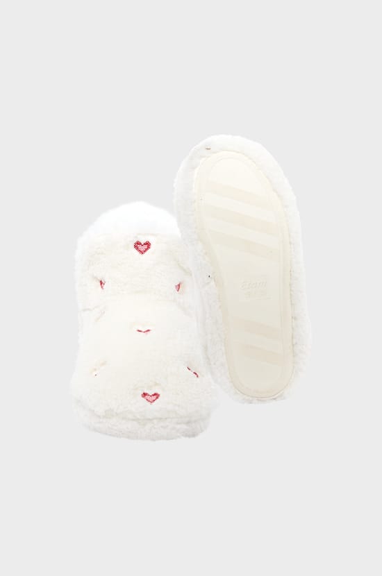 Faux Fur Patterned Ankle Boot Slippers;${refinementColor}
