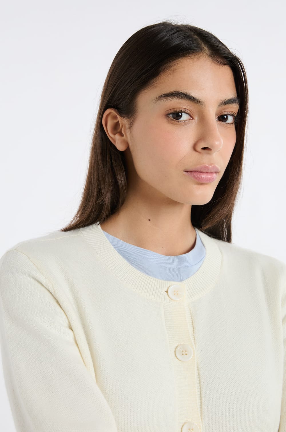 Mini Long-Sleeved Cardigan;${refinementColor}