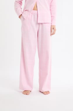 Katoenen pyjamabroek met ruit;${refinementColor}