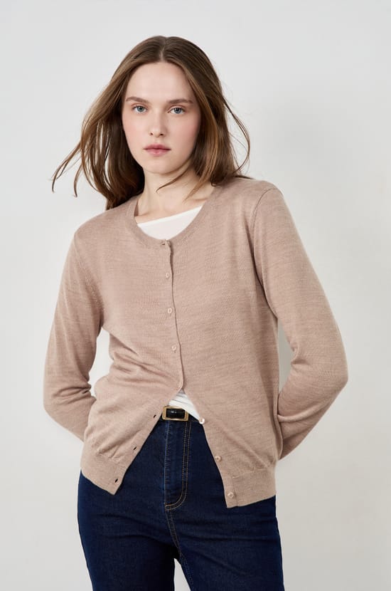 Wool Cardigan;${refinementColor}