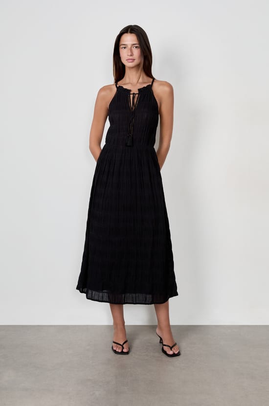 Robe longue textur&eacute;e;${refinementColor}