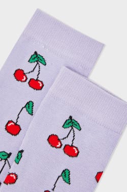 Chaussettes à motifs cerises Coucou Suzette;${refinementColor}
