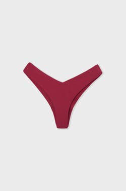 Panty de bikini tipo brasile&ntilde;a con acabado satinado;${refinementColor}