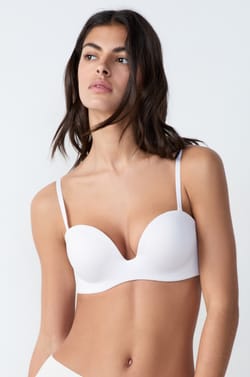 Bandeau push up bretelles amovibles, bonnet A-B;${refinementColor}