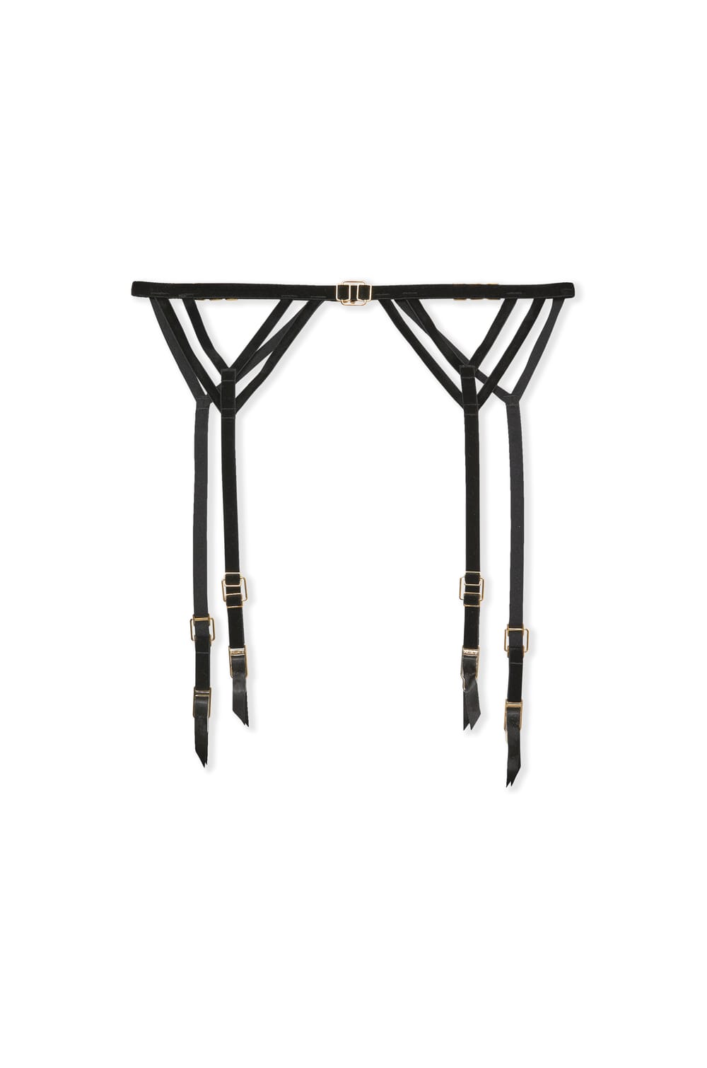 Porte-jarretelles en velours;${refinementColor}