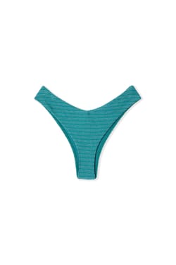Braga de bikini brasile&ntilde;a de corte alto brillante;${refinementColor}