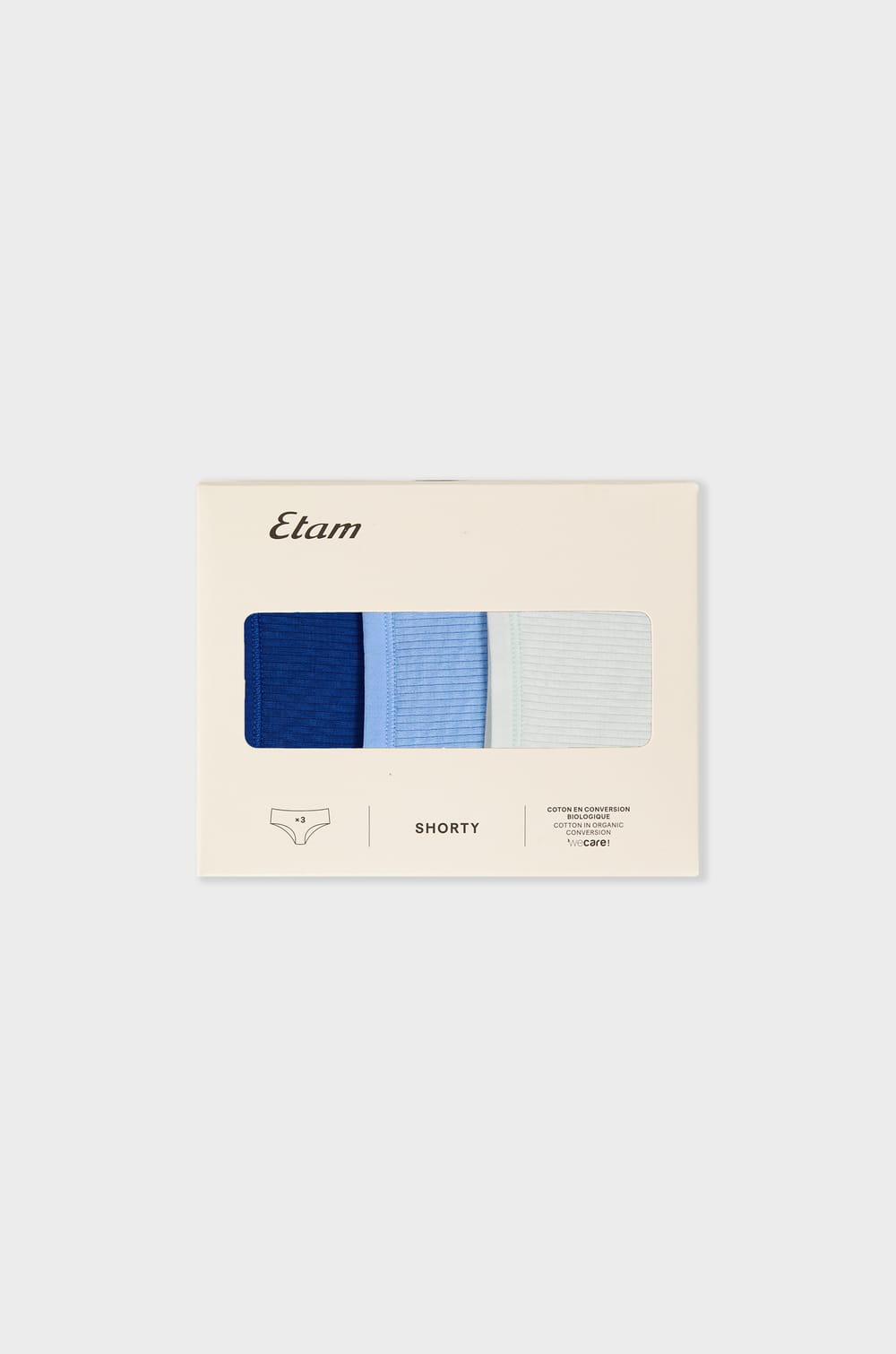 Pack of 3 Cotton Boyshorts;${refinementColor}