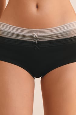 Lot de 3 shortys en coton;${refinementColor}