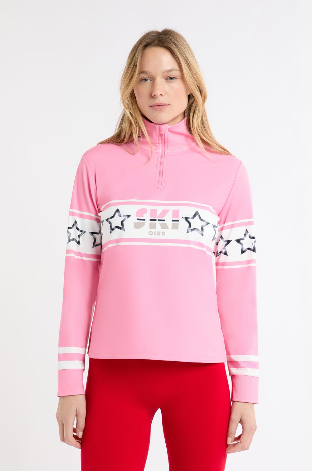 Camiseta de manga larga con estampado «ski club»;${refinementColor}